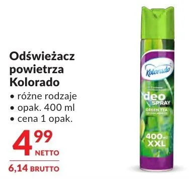 Odświeżacz powietrza Kolorado różne rodzaje promocja w Makro
