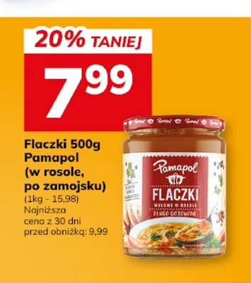 Flaczki Pamapol w rosole promocja w Hitpol
