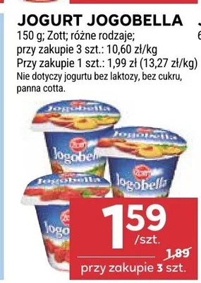 Jogurt jogobella promocja w Stokrotka
