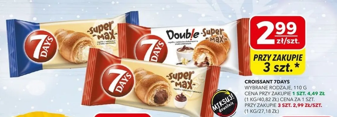Croissant Double Super Max promocja w Top Market