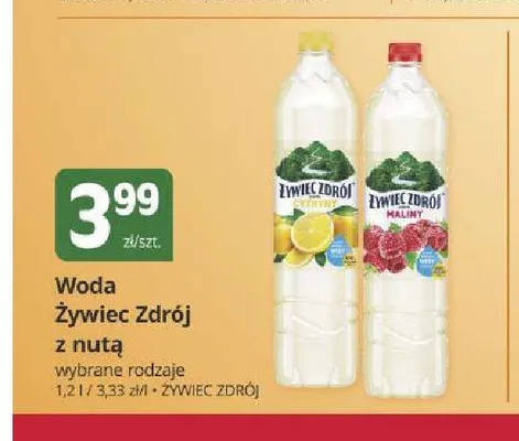 Woda Żywiec Zdrój z nutą cytryny promocja w Marketvita