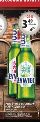 Piwo bezalkoholowe Żywiec Miętaż promocja w Arhelan