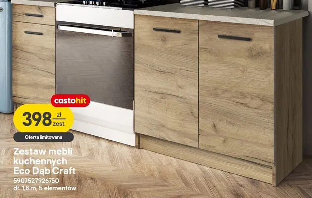 Zestaw mebli kuchennych promocja w Castorama