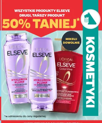Szampon do włosów Elseve Hyaluron Plump promocja w Netto
