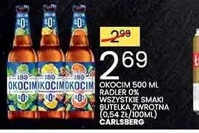 Piwo bezalkoholowe Okocim Radler 0% 500ml promocja w Wafelek