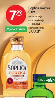 Wódka Soplica Gorzka promocja w Żabka