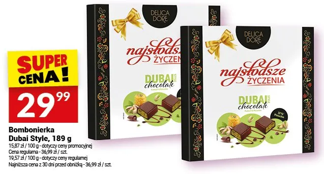 Bombonierka Dubai Style, 189 g promocja w Twój Market