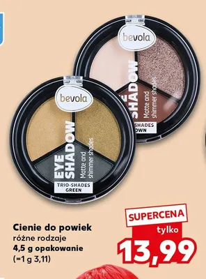Cienie do powiek Bevola promocja w Kaufland