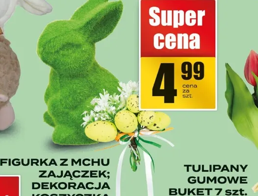 Tulipany gumowe bukiet 7 szt. promocja w Supeco