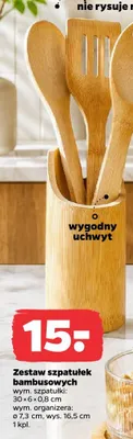 Zestaw szpatułek bambusowych promocja w Netto