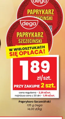 Paprykarz szczeciński Dega promocja w emma MARKET
