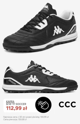 Buty sportowe Kappa B/W TF SOCCER promocja w CCC