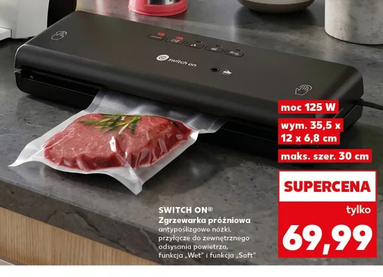 Zgrzewarka próżniowa Switch On promocja w Kaufland
