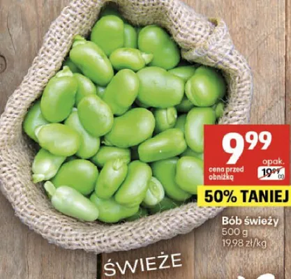 Bób świeży promocja w Delikatesy Centrum