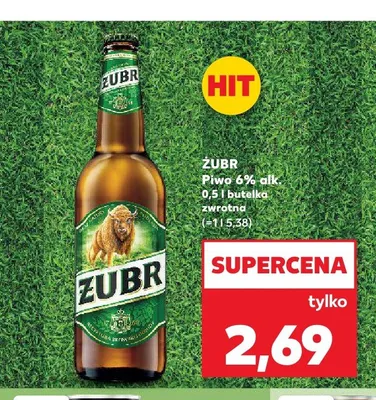 Piwo Żubr promocja w Kaufland
