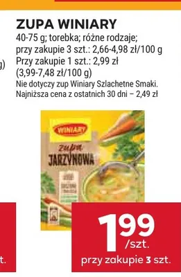 Zupa Winiary promocja w Stokrotka