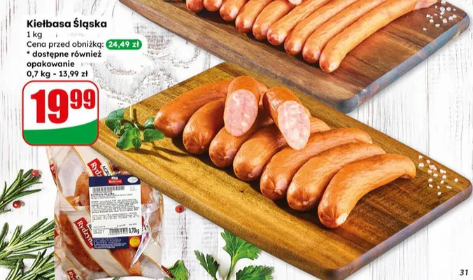 Kiełbasa śląska promocja w Dino
