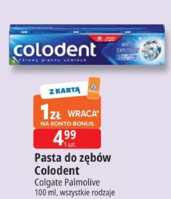 Pasta do zębów Colodent promocja w Leclerc