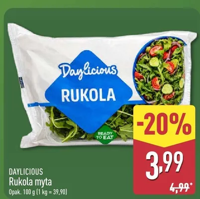 Rukola myta Daylicious promocja w Aldi