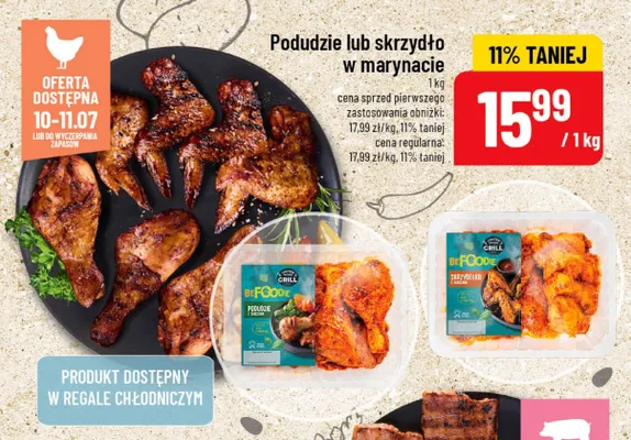 Podudzie z kurczaka w marynacie BeFoodie promocja w POLOmarket