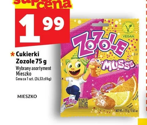 Cukierki Zozole Mieszko promocja w TOPAZ