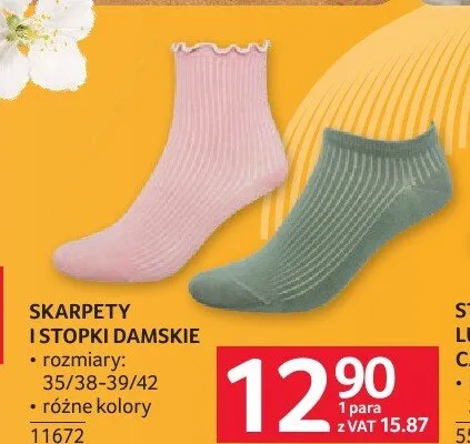 Skarpety damskie promocja w Selgros