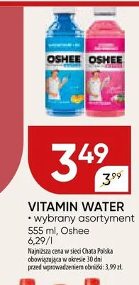 Vitamin Water promocja w Chata Polska