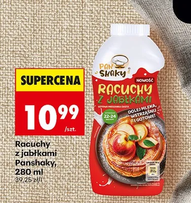 Racuchy z jabłkami Pan Shaky promocja w Biedronka