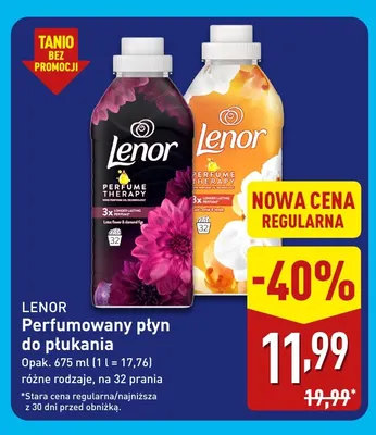 Perfumowany płyn do płukania Gold Orchid & Vanilla Lenor promocja w Aldi