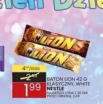 Baton Lion klasyczny 42g promocja w Wafelek
