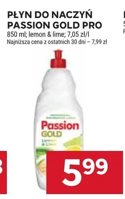 Płyn do naczyń Passion Gold Pro lemon & lime promocja w Stokrotka