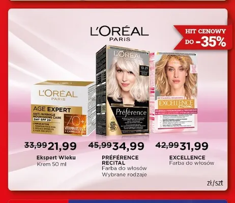 Krem Ekspert Wieku L'Oréal Paris promocja w Drogeria Kosmyk