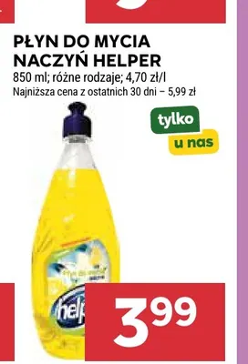 Płyn do mycia naczyń Helper promocja w Stokrotka