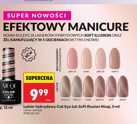 Lakier hybrydowy Cat Eye Niuqi promocja w Biedronka