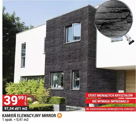 KAMIEŃ ELEWACYJNY MIRROR promocja w Merkury Market