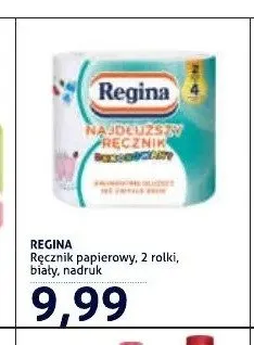 Ręcznik papierowy Regina promocja w Blue Stop