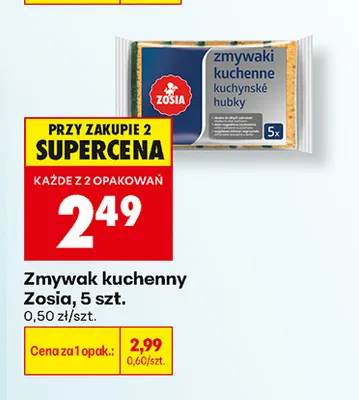 Zmywak kuchenny Zosia promocja w Biedronka