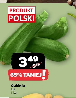 Cukinia polska promocja w Netto