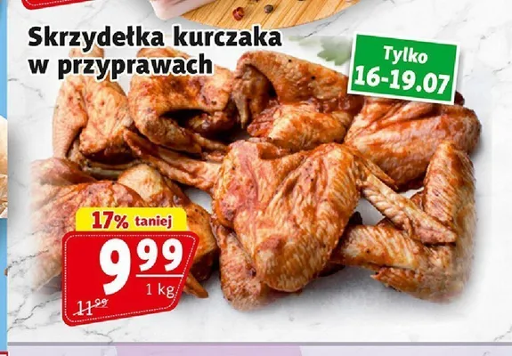 Skrzydełka kurczaka w przyprawach promocja w Prim Market