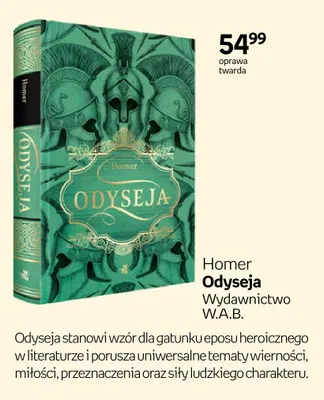 Książka Odyseja Homer promocja w Empik