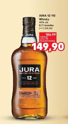 Whisky Jura 12 YO promocja w Kaufland