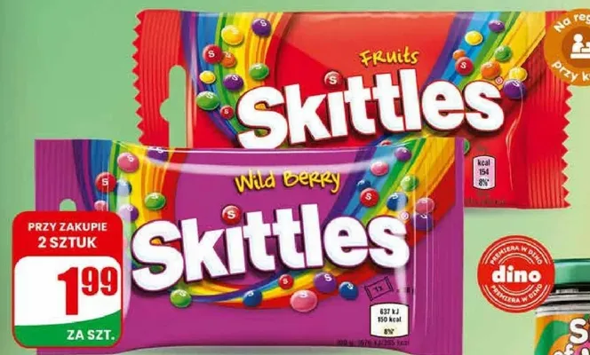 Cukierki Wild Berry Skittles promocja