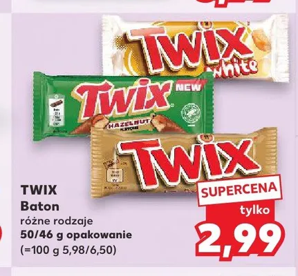 Baton Twix White promocja w Kaufland