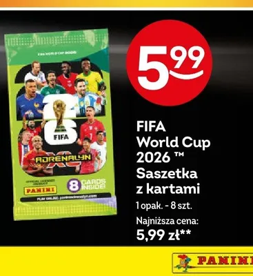 Saszetka z kartami FIFA World Cup 2026 promocja w Żabka