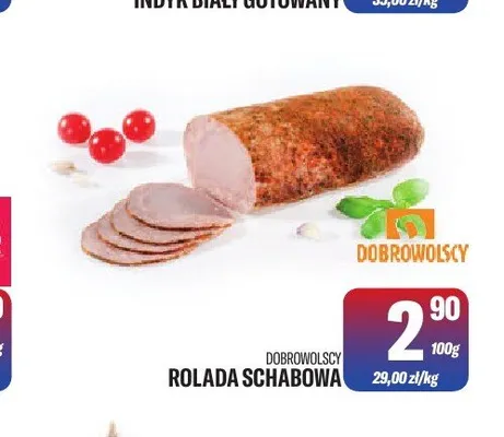 Rolada schabowa Dobrowolscy promocja w Tomi Markt