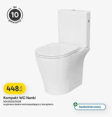 Kompakt WC Nanki promocja w Castorama