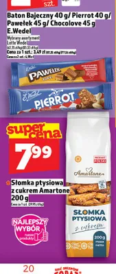 Słomka ptysio z cukrem Amartone 200g promocja w TOPAZ