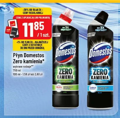 Płyn Domestos Zero kamienia promocja w POLOmarket