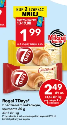 Rogal 7Days spumante promocja w LEWIATAN