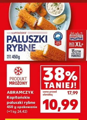 Kapitańskie paluszki rybne Abramczyk promocja w Kaufland